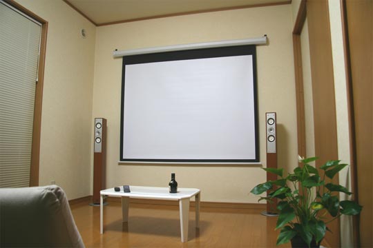 80型4:3電動式スクリーンCS-ESC80NTSC
